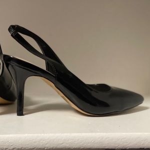 Express Sling back Black Heels